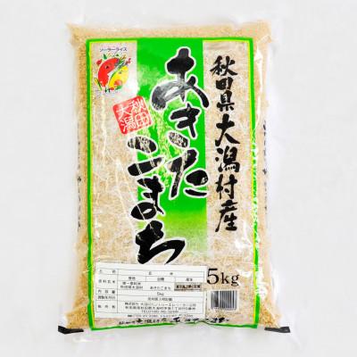 ふるさと納税 大潟村 【毎月定期便】あきたこまち玄米5kg全6回