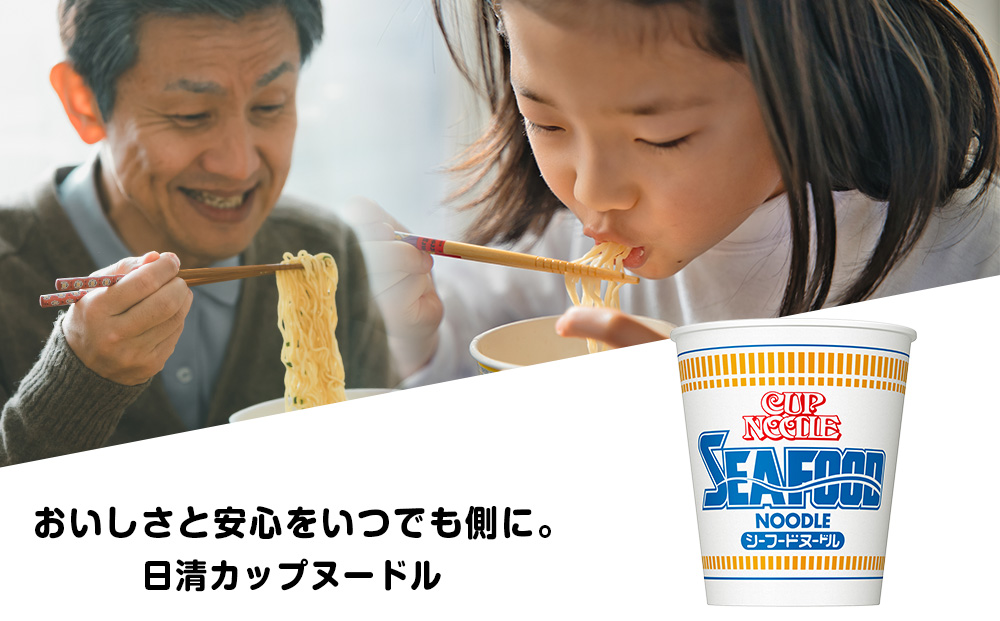 【定期便3か月】日清 シーフードヌードル10食