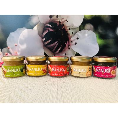 ふるさと納税 糸満市 南国の恵みとコラボ!沖縄素材のマヌカハニー全5種(50g×5)セット