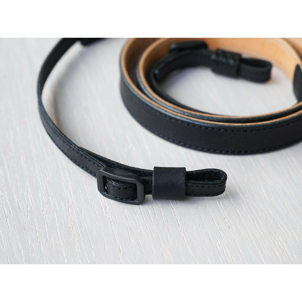 【ふるさと納税】レザーストラップ クラシコ Mサイズ ブラック 1本（福岡市）