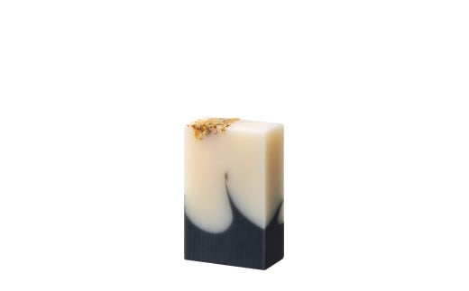 【 マツリカサボン 】 オーガニック石けん （ひのきベルガモット） 75g 1個 ご自宅用 / オーガニック 生せっけん 自然素材 石鹸 岡山 真庭 蒜山 肌にやさしい こだわり 手作り 無添加 洗顔