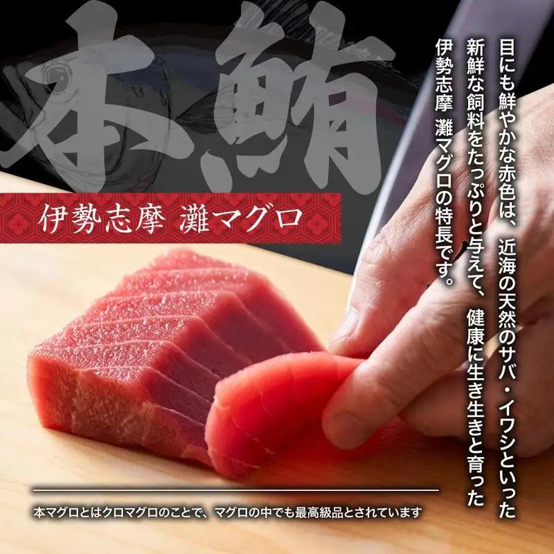 【 冷凍 】本マグロ 赤身 中トロ 計300g 伊勢志摩まぐろ食堂 【 本鮪 】