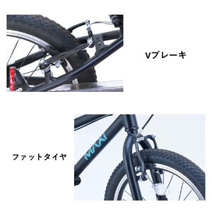 サカイサイクル キッズバイク MAXI18BMX　18インチ　フラットブラック