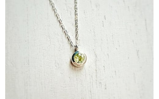 
                  【プレゼント包装付き】誕生石ペンダント（シルバー）チェーン40cm
                