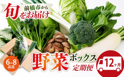 季節の野菜 詰め合わせセット 12ヶ月定期便 | 野菜セット 新鮮 旬野菜 朝どれ 農家直送 旬 野菜 鮮度 赤城山麓 群馬野菜 国産野菜 詰め合わせ 野菜詰合せ おまかせ野菜 野菜便 お取り寄せ 産直野菜 ゆうあい館 JA 群馬県 前橋市