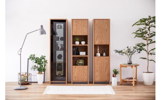 
                  バロン 42キュリオケース 全2色【モーブル】【大川家具】
                