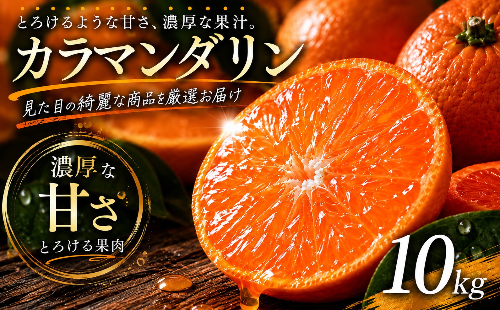 
                  【選び抜いた一箱】 ギュッと濃い甘さ 【カラマンダリン】 10kg 愛媛県産 【2027年4月上旬頃から順次発送】 | みかん 蜜柑 mikan 柑橘 果物 愛媛のみかん くだもの 贈答 フルーツ ご家庭用 数量限定 愛媛県産 ミカン 愛媛県 松山市
                