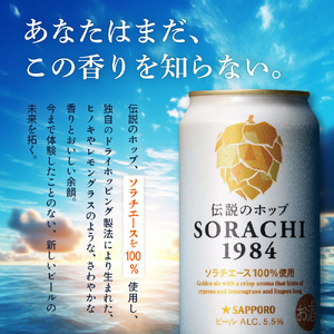 ◆3ヵ月連続お届け定期便◆SORACHI 1984 2箱（350ml×24缶） 株式会社 ヤマイチ 北海道 上富良野町 ソラチ1984 お酒 酒 飲み物 ビール 地ビール サッポロビール サッポロ ギ