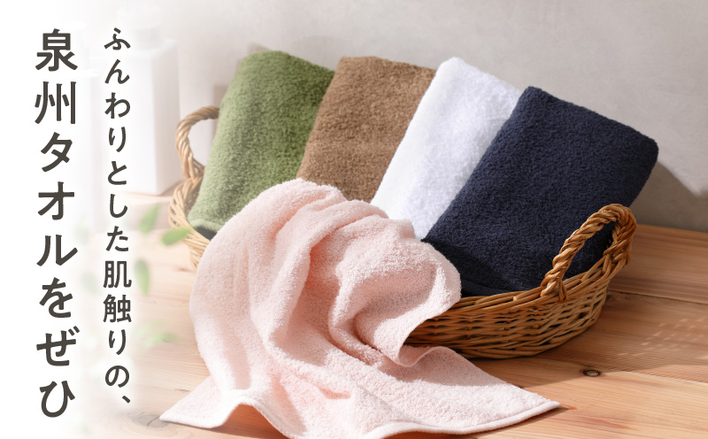 【特別寄附金額】普段使いにぴったり ミニバスタオル 5枚【泉州タオル 国産 吸水 たおる 普段使い 無地 シンプル 日用品 家族 ファミリー スピード発送】 G2234