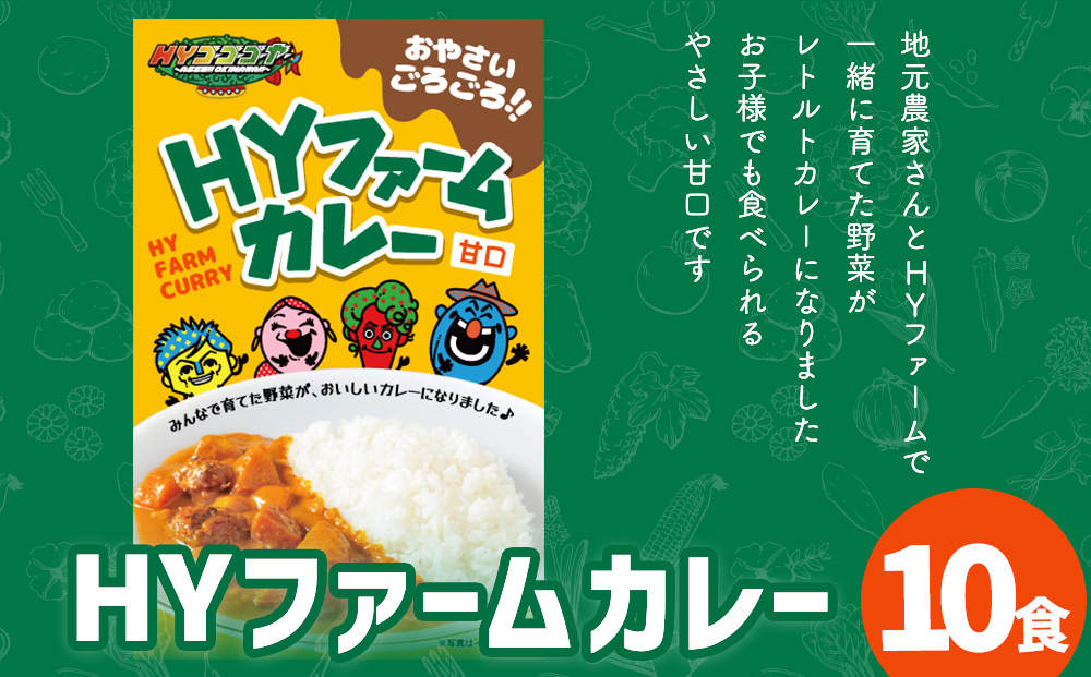うるマルシェ ＨＹファームカレー １０個セット