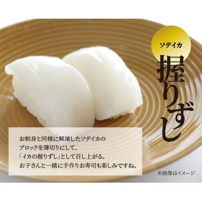 ふるさと納税 和泊町 【サイズ不揃い】ソデイカ・刺身用ブロック　1キロ/沖永良部島特産 |  | 03