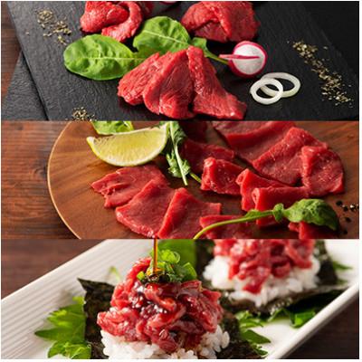 ふるさと納税 南関町 「本場・熊本」霜降り馬刺しと赤身の贅沢6種セット(南関町) |  | 03