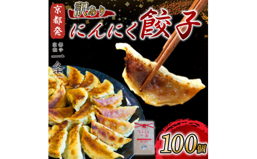 訳あり にんにく 餃子 100個 冷凍 ぎょうざ ギョウザ ギョーザ 豚肉 便利 簡単調理 惣菜 絶品 おかず お子様 家族 豚肉餃子 こだわり餃子 餃子 人気餃子 簡易包装餃子 訳あり餃子 訳アリ 冷凍餃子 冷凍生餃子 京都 井手町 京都餃子一条【227】