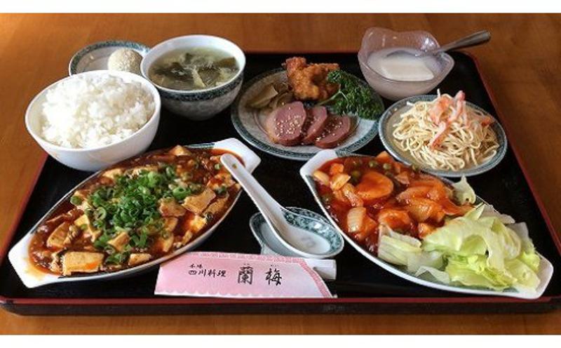 四川家庭料理「蘭梅」四川麻婆料理ペアセット【大阪 泉佐野 大阪府 泉佐野市】