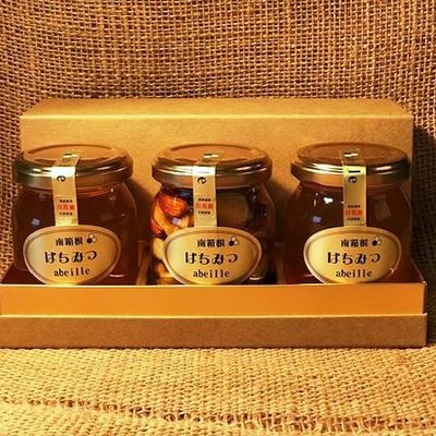 ふるさと納税 函南町 南箱根のはちみつ150g×2、ハニーナッツ(はちみつ漬け)150g×1(計3本)ギフトセット |  | 01