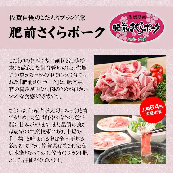 脂肪分少なめ 肥前さくらポーク モモ肉（2㎏） 豚肉 モモ肉 B120-051