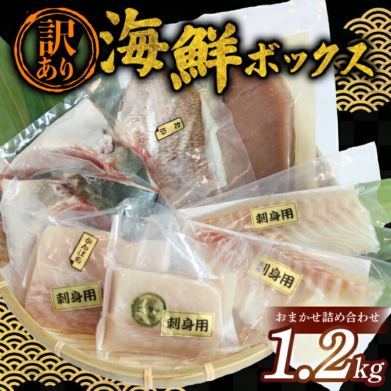 【ふるさと納税】 海鮮 ボックス 1.2kg セット 冷凍 真空パック おまかせ マグロ まぐろ 鮪 生まぐろ 鯛 たい かんぱち 勘八 シマアジ ヒラマサ 平昌 新鮮 魚 魚介 海鮮 海産物 海 特産品 海の幸 産地直送 国産 三重県 南伊勢 伊勢 志摩 城水産 10000円 一万円
