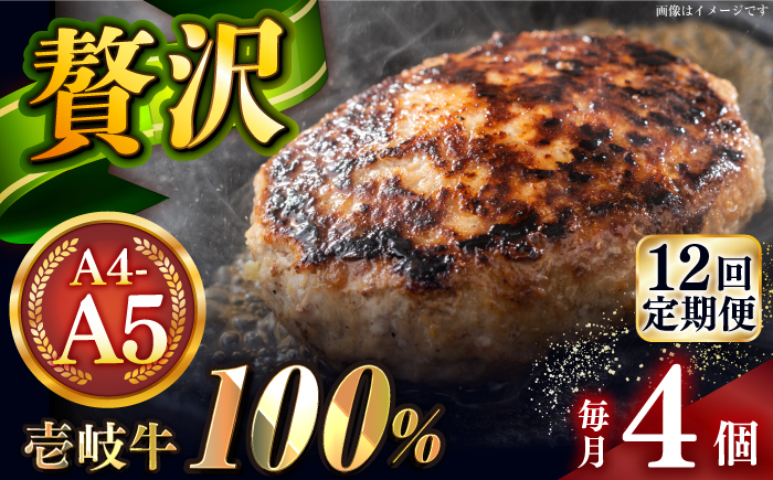
            【全12回定期便】壱岐牛100％ プレミアムハンバーグ 150g×4 《壱岐市》【KRAZY MEAT】 A5 A4 冷凍 和牛 肉 牛肉 BBQ ハンバーグ 贈答品 [JER159] 300000 300000円 30万円
          