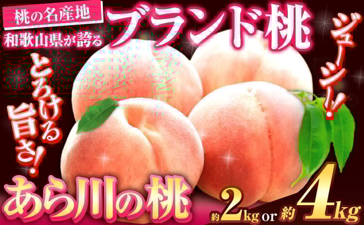 
             桃 ～とろけるジューシー「ブランド桃」～ あら川の桃 選べる 約2kg 約4kg お届け時期に合わせた品種を厳選してお届け!【先行予約】《2025年6月中旬-8月中旬頃出荷》 桃 2025年 先行 桃 先行予約2025 もも2025 白鳳 日川白鳳 八旗白鳳 清水白桃 川中島白桃 つきあかり もも 白鳳 先行予約 もも川中島 もも2025 もも 白鳳 先行予約 もも 先行予約 もも 和歌山 もも
          
