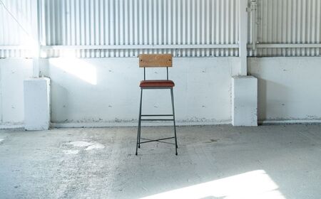 SK COYNTER CHAIR -本革- ダークブラウン 椅子