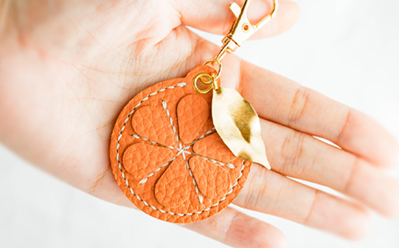 No.066 みかんキーホルダー（1個）