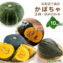 【ふるさと納税】2024年秋発送 かぼちゃ3種 詰め合わせ 計10kg《土居ファーム》 野菜 かぼちゃ 九重栗 夢味 ロロン 坊ちゃん・栗坊 南瓜 カボチャ 北海道ふるさと納税 千歳市 ふるさと納税【北海道千歳市】ギフト ふるさと納税