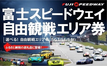 富士スピードウェイ 選べる！自由観戦エリア券（SGT/SF/S耐）