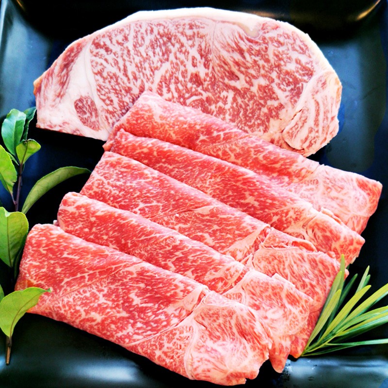 
                  博多和牛 オリジナルセット(サーロインステーキ1枚200g 上スライス450g)【博多和牛 牛肉 肉 国産 にく サーロイン ステーキ スライス 肉セット すきやき すき焼き リピート 人気 和牛 福岡県 筑前町 AP004】【価格改定】
                