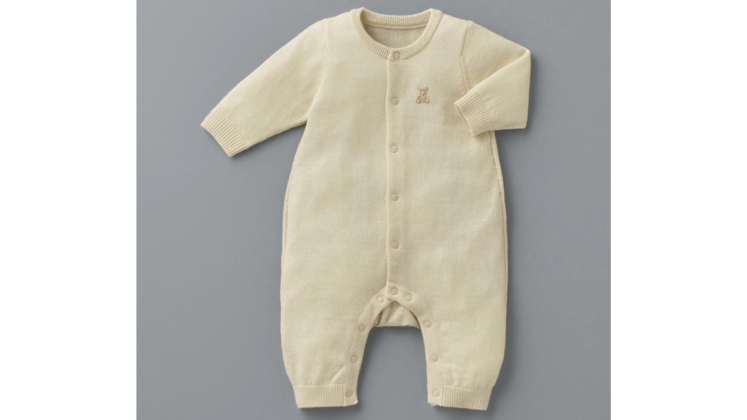 
                  ミキハウス【ゴールドレーベル】アラシャンカシミヤ カバーオール（80/90サイズ） ALPFX003
                