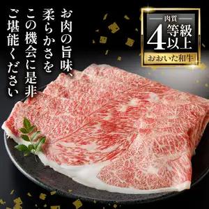 A4等級以上 百年の恵おおいた和牛 すき焼き・しゃぶしゃぶ用ウデ400g おおいた和牛認定取り扱い店 株式会社はしづめ A01136
