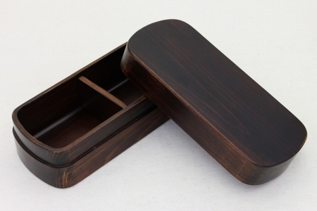 ◇紀州桧弁当箱 タイプS－4 DBR ナノコート【TN32】