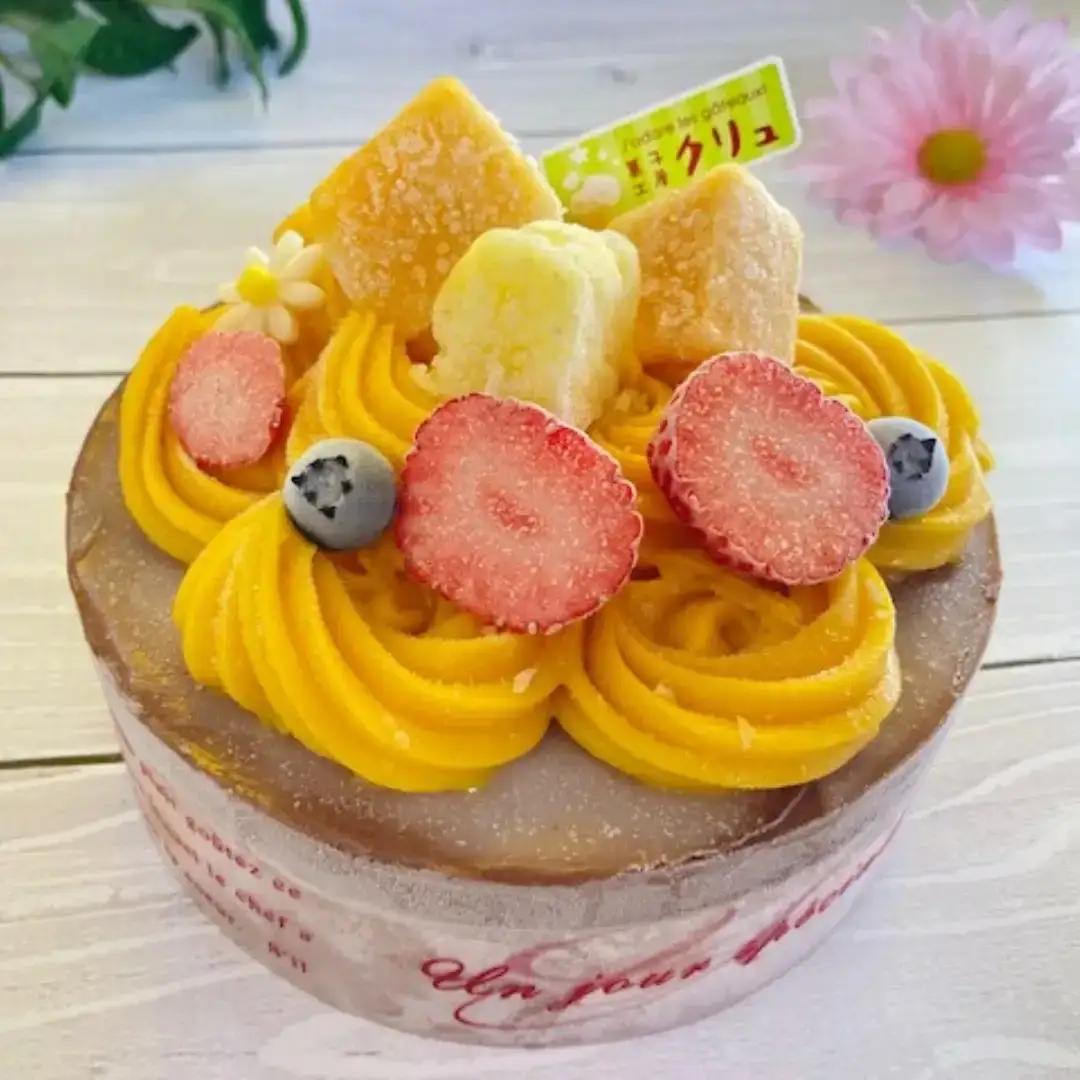 マンゴーアイスケーキ ５号 アイス ケーキ 誕生日 お菓子 デザート スイーツ お取り寄せ 【016S031】