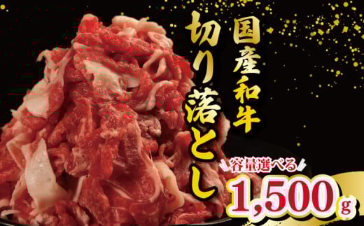 切り落とし 肉 選べる 容量 国産和牛 1.5kg ウデ バラ スライス にく ぎゅう うし 小分け 便利 カレー 肉じゃが すき焼き しゃぶしゃぶ 牛丼 肉炒め 薄切り 焼き肉 おかず 冷凍 人気 おつまみ 贈答 プレゼント 徳島県 吉野川市