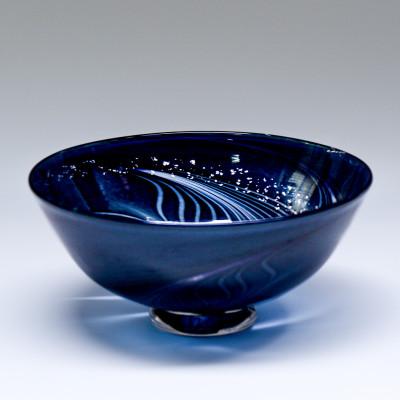 ふるさと納税 上郡町 向付(銀×青)　川原有造作