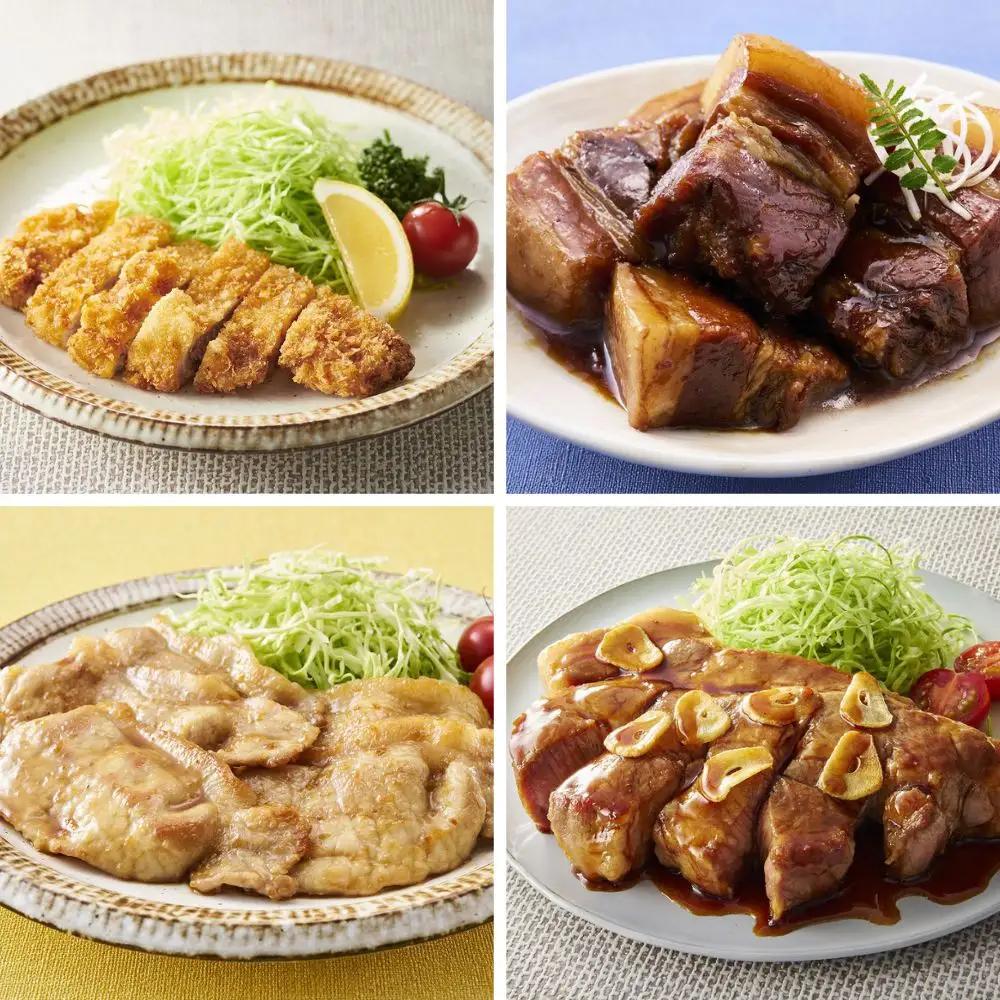 岩手 四元豚 モモ ブロック 1kg 500g ×2 GIFTON 豚 もも 肉 赤身 モモ肉 ポーク 冷凍 国産 ギフト お歳暮 お中元 プレゼント 贈答 焼肉 バーベキュー キャンプ 料理 おつま
