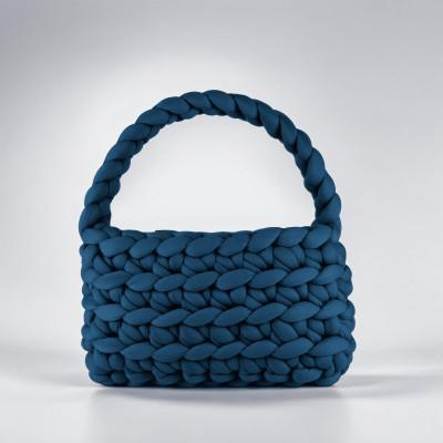 ふるさと納税 和泉市 ネイビー バゲット バッグ