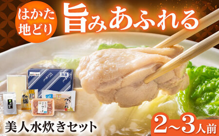 【福岡限定】はかた地どり 美人水炊き 2~3人前 [BGAB007] 水炊き