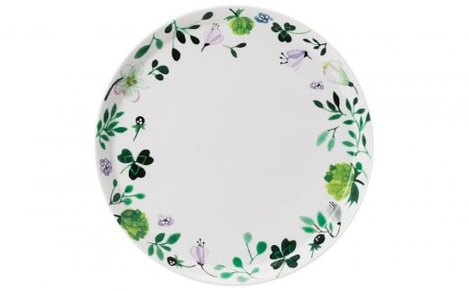 ナルミ アンナエミリア プレート(クローバーガーデン) 24cm 51854-5643P