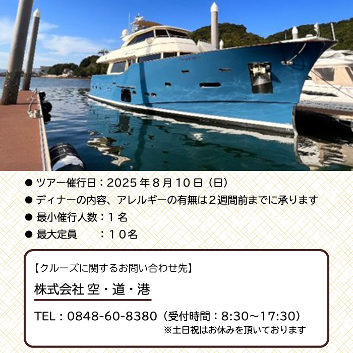 1組限定！三原港発着《やっさ花火》４時間特別クルーズ寄港なし 瀬戸内ジョイクルーズ 観覧 利用券 お食事 ディナー チケット 券 体験型 人気 おすすめ 送料無料 043025