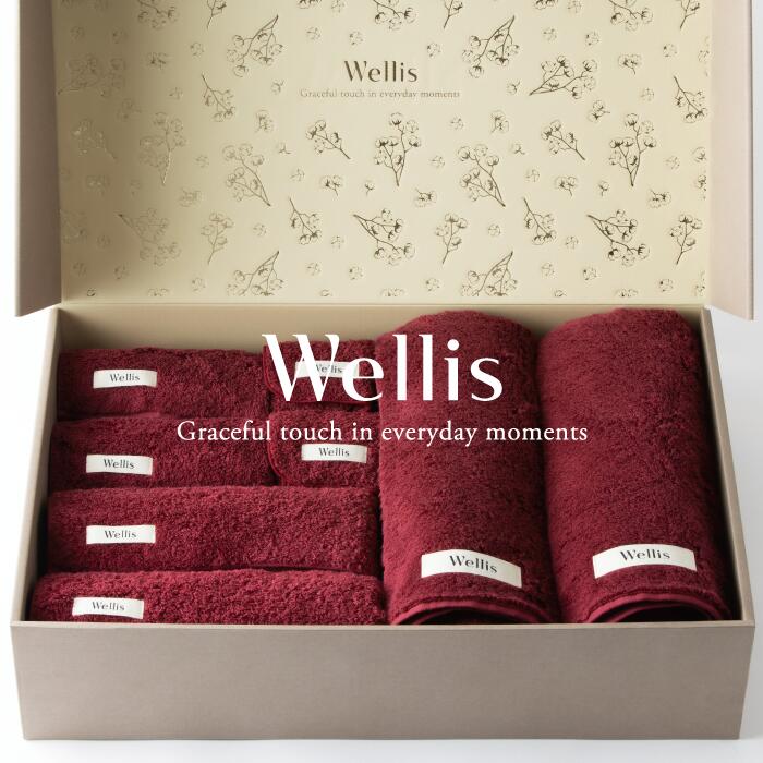 【ふるさと納税】Wellis【極上の肌心地】 ギフトフルセット ボルドー（009_5034_04）