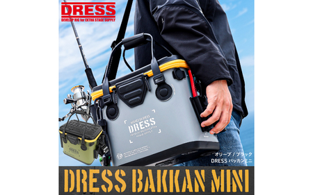[DRESS] バッカン ミニ 17L（カラバリ：オリーブ×ブラック）