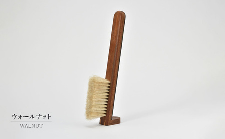 STAND BRUSH ／スタンダード 牛革 茶 ブラシ 卓上ブラシ 洋服ブラシ 馬毛 工芸品 日本製 墨田区 東京 メープル