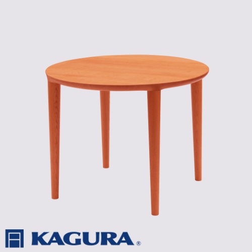 家具蔵 KAGURA ラウンドテーブル エミネント 1000 チェリー材 家具 ダイニング 木材 無垢材 職人 手作業 天然木 高級木材 無添加 安全 ジャパニーズモダン 高級家具 熟練 無着色 おしゃれ 天然木無垢材 温もり シンプル 洗練 ( B-096 )