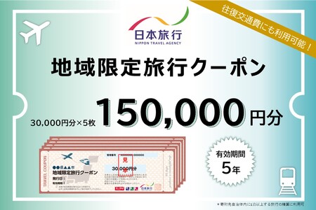 大阪府大阪市　日本旅行　地域限定旅行クーポン150,000円分 【 国内旅行 旅行 宿泊 トラベル 旅 大阪 大阪市 グルメ 観光 ツアー 飛行機 ふるなび限定 】 _OS109-0005