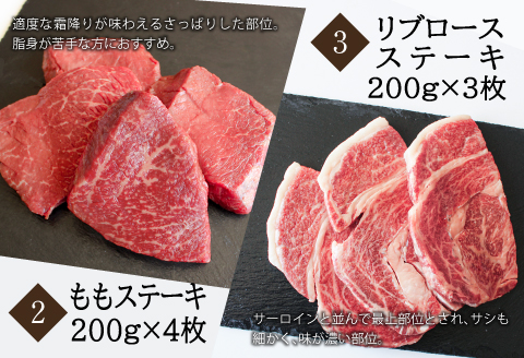 定期便 宮崎牛 だけの ステーキ 3ヶ月 コース |牛肉 牛 肉 サーロインステーキ ももステーキ リブロースステーキ