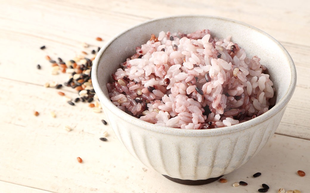 【箱入り】 もち麦（皮） 入り！ 五穀米 1.35kg （450g×3袋）