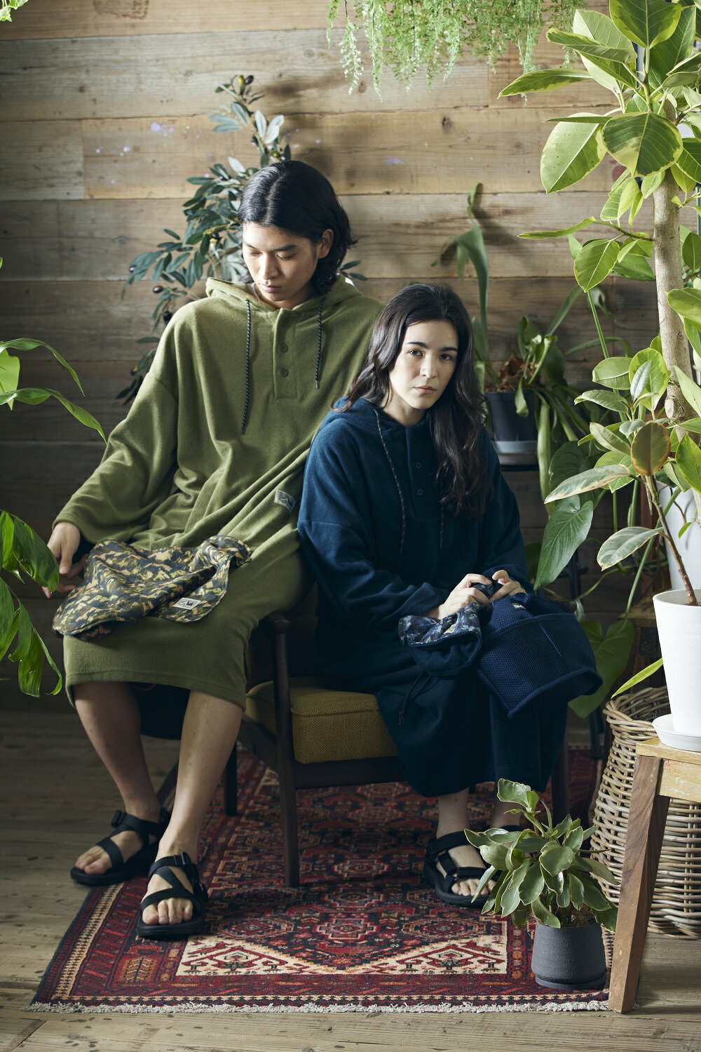 【ふるさと納税】 -SOWNOAS-（サウノアーズ）　 サウナポンチョ:色カーキ