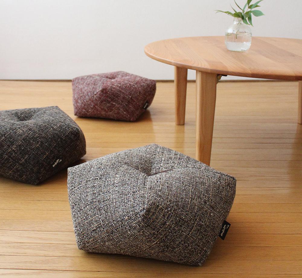 【ふるさと納税】【洛中高岡屋】落ち着いた色目と素材感 ブレンデル おじゃみ座ぶとん＜ベージュ＞ | 京都 座布団 クッション ギフト お祝い 内祝い 老舗 洛中高岡屋 京都府 京都市