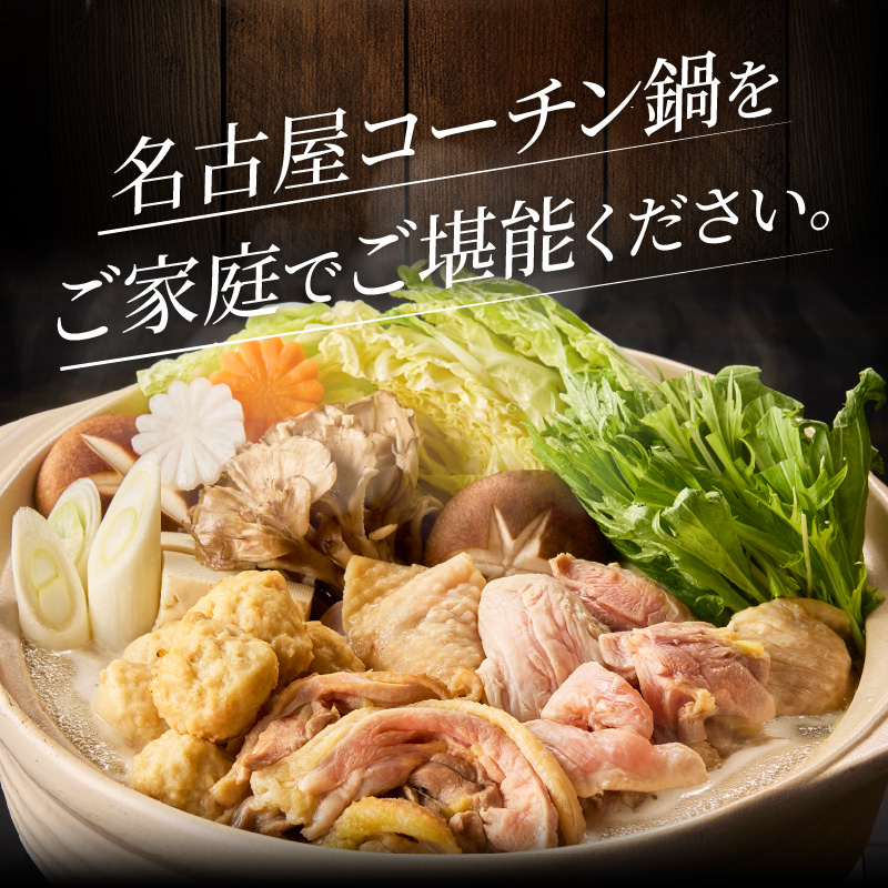 名古屋コーチン鍋セット&追い肉 名古屋コーチン半羽分（350g）セット 日本三大地鶏 鍋セット 鶏肉 もも肉 むね肉 ササミ 肉団子 鍋料理