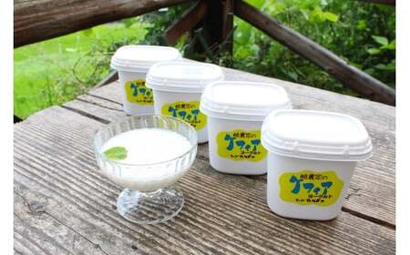 【12ヵ月定期便】ケフィア・ヨーグルト500ml×4個 ／ 葛城 高原 牧場 ケフィア ヨーグルト【latt-tkb014】